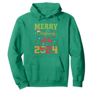 Merry Christmas 2024 Hoodie Classic Festive Xmas Vibe TS02 Irish Green Print Your Wear