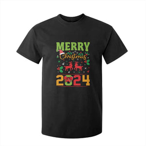 Merry Christmas 2024 T Shirt For Kid Classic Festive Xmas Vibe TS02 Black Print Your Wear