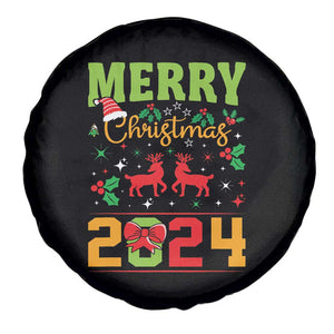 Merry Christmas 2024 Spare Tire Cover Classic Festive Xmas Vibe TS02 Print Your Wear