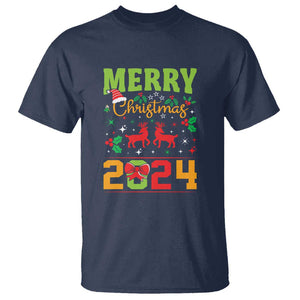 Merry Christmas 2024 T Shirt Classic Festive Xmas Vibe TS02 Navy Print Your Wear