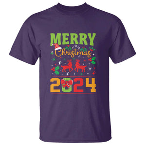 Merry Christmas 2024 T Shirt Classic Festive Xmas Vibe TS02 Purple Print Your Wear