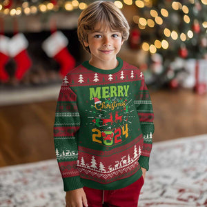 Merry Xmas 2024 Ugly Christmas Sweater Classic Festive Xmas Vibe TS02 Christmas Print Your Wear