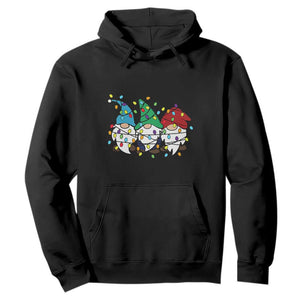 Christmas Gnomies Hoodie It's Fine I'm Fine Everything Is Fine TS02 Black Print Your Wear