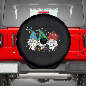 Christmas Gnomies Spare Tire Cover It's Fine I'm Fine Everything Is Fine TS02 Black Print Your Wear