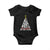 Christmas Tree Baby Onesie Red Plaid Daughter TS02 Black Print Your Wear