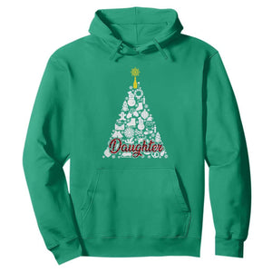 Christmas Tree Hoodie Red Plaid Daughter TS02 Irish Green Print Your Wear