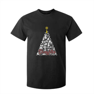 Christmas Tree T Shirt For Kid Red Plaid Daughter TS02 Black Print Your Wear