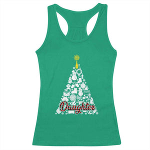 Christmas Tree Racerback Tank Top Red Plaid Daughter TS02 Irish Green Print Your Wear