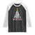 Christmas Tree Raglan Shirt Red Plaid Daughter TS02 Black White Print Your Wear