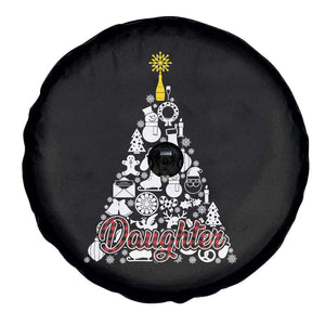 Christmas Tree Spare Tire Cover Red Plaid Daughter TS02 Print Your Wear