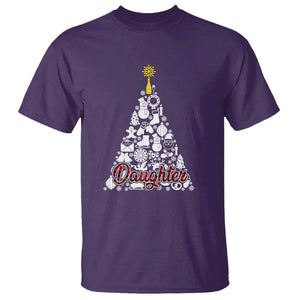 Christmas Tree T Shirt Red Plaid Daughter TS02 Purple Print Your Wear