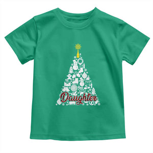 Christmas Tree Toddler T Shirt Red Plaid Daughter TS02 Irish Green Print Your Wear