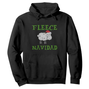 Funny Christmas Sheep Hoodie Fleece Navidad Feliz Festive Xmas TS02 Black Print Your Wear