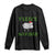 Funny Christmas Sheep Long Sleeve Shirt Fleece Navidad Feliz Festive Xmas TS02 Black Print Your Wear