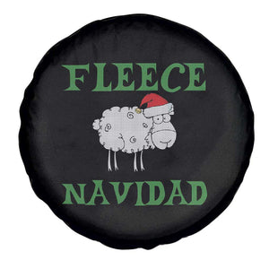 Funny Christmas Sheep Spare Tire Cover Fleece Navidad Feliz Festive Xmas TS02 Print Your Wear