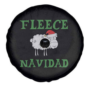 Funny Christmas Sheep Spare Tire Cover Fleece Navidad Feliz Festive Xmas TS02 Print Your Wear