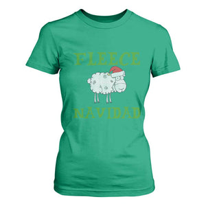 Funny Christmas Sheep T Shirt For Women Fleece Navidad Feliz Festive Xmas TS02 Irish Green Print Your Wear