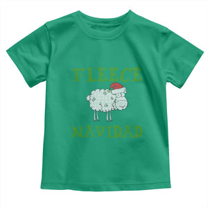 Funny Christmas Sheep Toddler T Shirt Fleece Navidad Feliz Festive Xmas TS02 Irish Green Print Your Wear