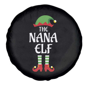 Christmas The Nana Elf Spare Tire Cover Funny Grandma Xmas Family Matching TS02 Print Your Wear