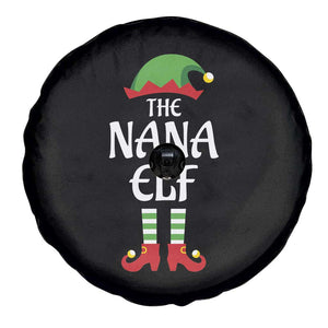 Christmas The Nana Elf Spare Tire Cover Funny Grandma Xmas Family Matching TS02 Print Your Wear