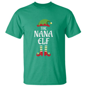 Christmas The Nana Elf T Shirt Funny Grandma Xmas Family Matching TS02 Irish Green Print Your Wear