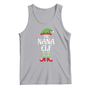 Christmas The Nana Elf Tank Top Funny Grandma Xmas Family Matching TS02 Athletic Heather Print Your Wear