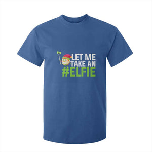 Christmas Elf T Shirt For Kid Let Me Take An Elfie TS02 Royal Blue Print Your Wear