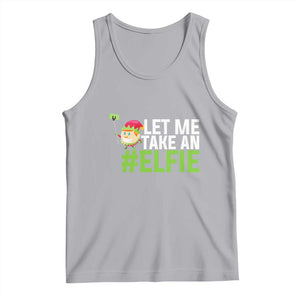 Christmas Elf Tank Top Let Me Take An Elfie TS02 Athletic Heather Print Your Wear