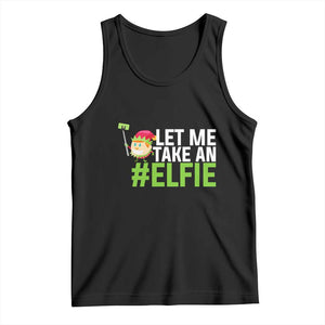 Christmas Elf Tank Top Let Me Take An Elfie TS02 Black Print Your Wear