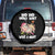 Funny Drunk Santa Spare Tire Cover Ho Ho Holy Shirt What A Night TS02 No hole Black Print Your Wear