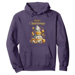 Christmas Cheese Lover Hoodie Happy Cheesemas Merry Xmas TS02 Purple Print Your Wear