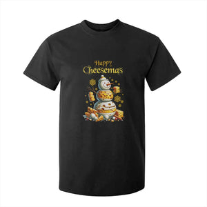 Christmas Cheese Lover T Shirt For Kid Happy Cheesemas Merry Xmas TS02 Black Print Your Wear