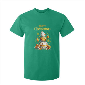 Christmas Cheese Lover T Shirt For Kid Happy Cheesemas Merry Xmas TS02 Irish Green Print Your Wear