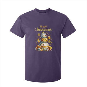 Christmas Cheese Lover T Shirt For Kid Happy Cheesemas Merry Xmas TS02 Purple Print Your Wear