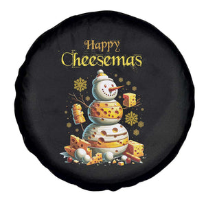 Christmas Cheese Lover Spare Tire Cover Happy Cheesemas Merry Xmas TS02 Print Your Wear