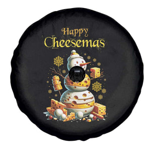 Christmas Cheese Lover Spare Tire Cover Happy Cheesemas Merry Xmas TS02 Print Your Wear