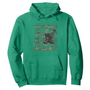 American Veteran Hoodie Of The US Army Camouflage Flag TS02 Irish Green Print Your Wear