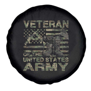 American Veteran Spare Tire Cover Of The US Army Camouflage Flag TS02 Print Your Wear