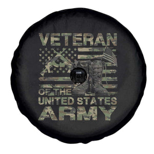 American Veteran Spare Tire Cover Of The US Army Camouflage Flag TS02 Print Your Wear