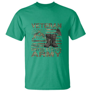 American Veteran T Shirt Of The US Army Camouflage Flag TS02 Irish Green Print Your Wear