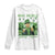 Funny St Patrick's Day Trump Long Sleeve Shirt Make America Lucky Again TS02 White Print Your Wear