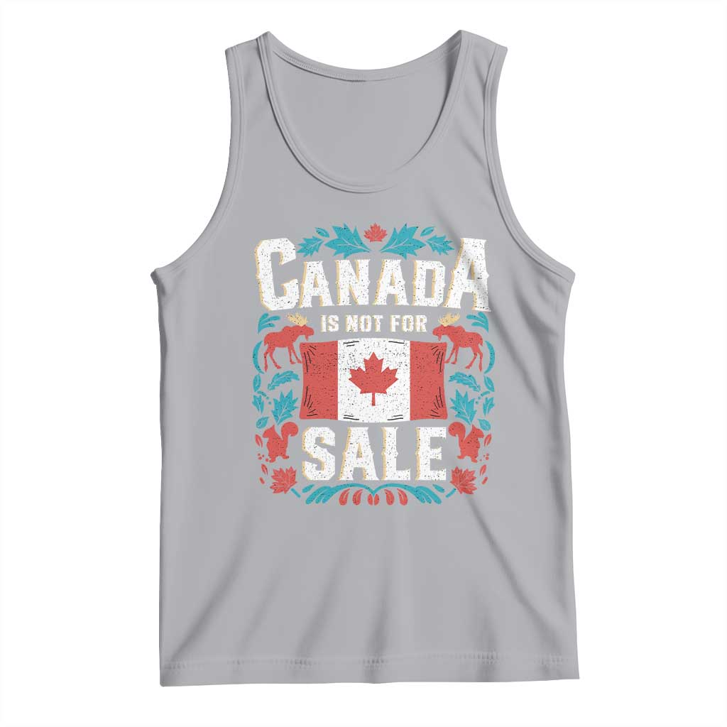 Canada Is Not For Sale Tank Top TS02 Athletic Heather Print Your Wear
