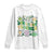 Teachers St Patrick's Day Long Sleeve Shirt One Lucky Teacher Retro Groovy TS02 White Print Your Wear