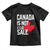 Canada Is Not For Sale Toddler T Shirt Distressed Vintage Canadian Maple Leaf TS02 Black Print Your Wear