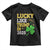 Lucky Like Trump in 2025 Toddler T Shirt Funny St Patrick's Day Shamrock TS02 Black Print Your Wear