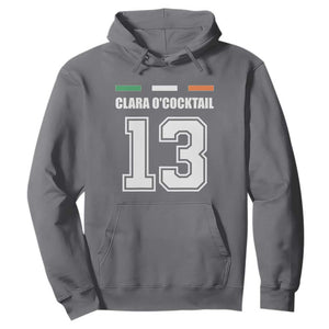 Funny Clara O'cocktail 13 Hoodie Irish Name Ireland Party St. Patricks Day Drinking Pub TS02 Charcoal Print Your Wear