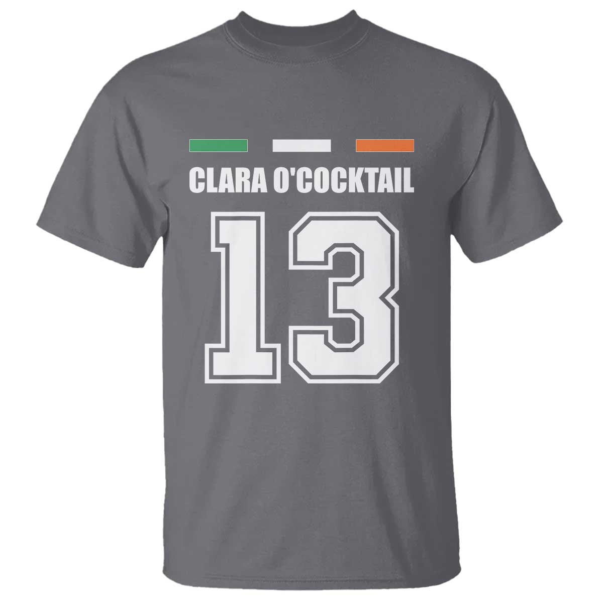 Funny Clara O'cocktail 13 T Shirt Irish Name Ireland Party St. Patricks Day Drinking Pub TS02 Charcoal Print Your Wear