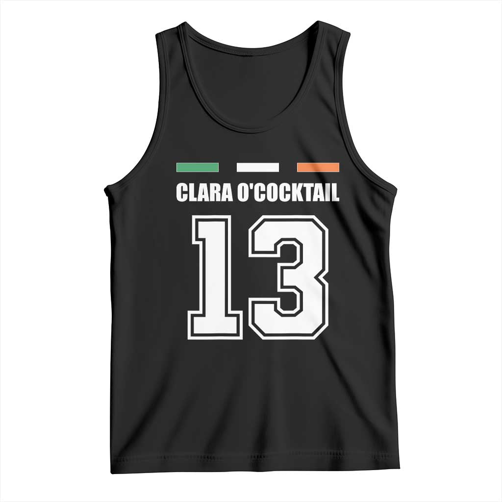 Funny Clara O'cocktail 13 Tank Top Irish Name Ireland Party St. Patricks Day Drinking Pub TS02 Black Print Your Wear