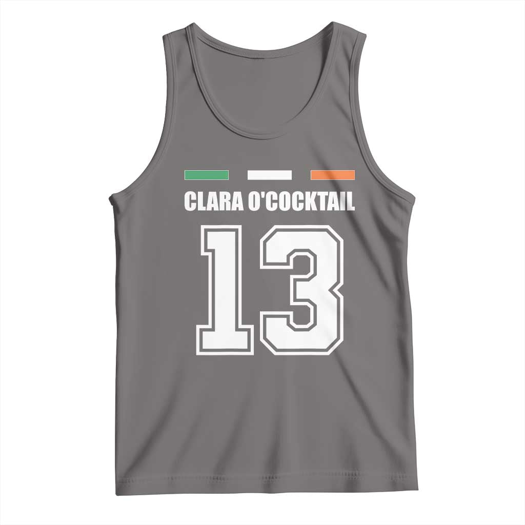 Funny Clara O'cocktail 13 Tank Top Irish Name Ireland Party St. Patricks Day Drinking Pub TS02 Deep Heather Print Your Wear