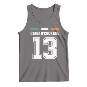Funny Clara O'cocktail 13 Tank Top Irish Name Ireland Party St. Patricks Day Drinking Pub TS02 Deep Heather Print Your Wear